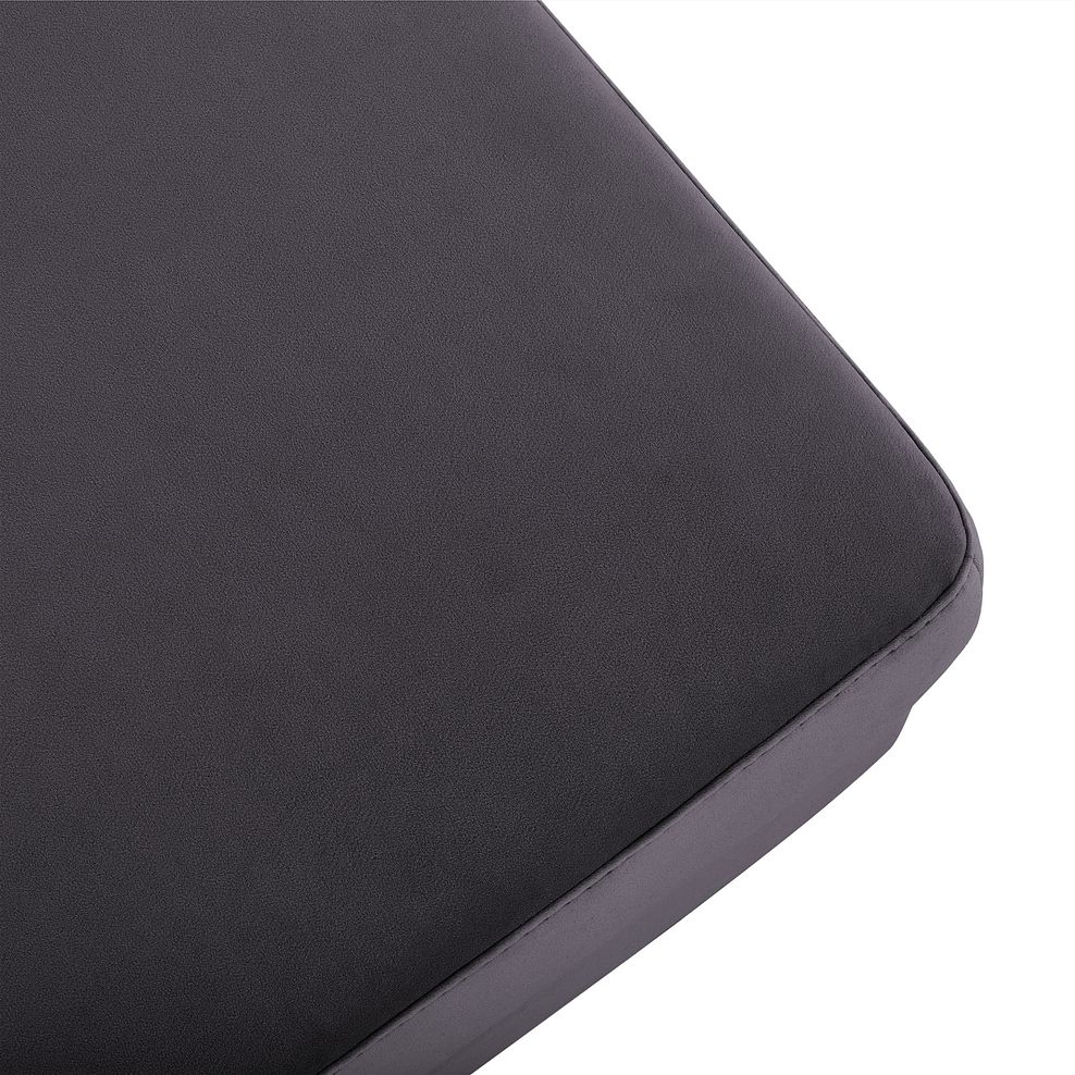 Sorrento Storage Footstool in Grey fabric 6