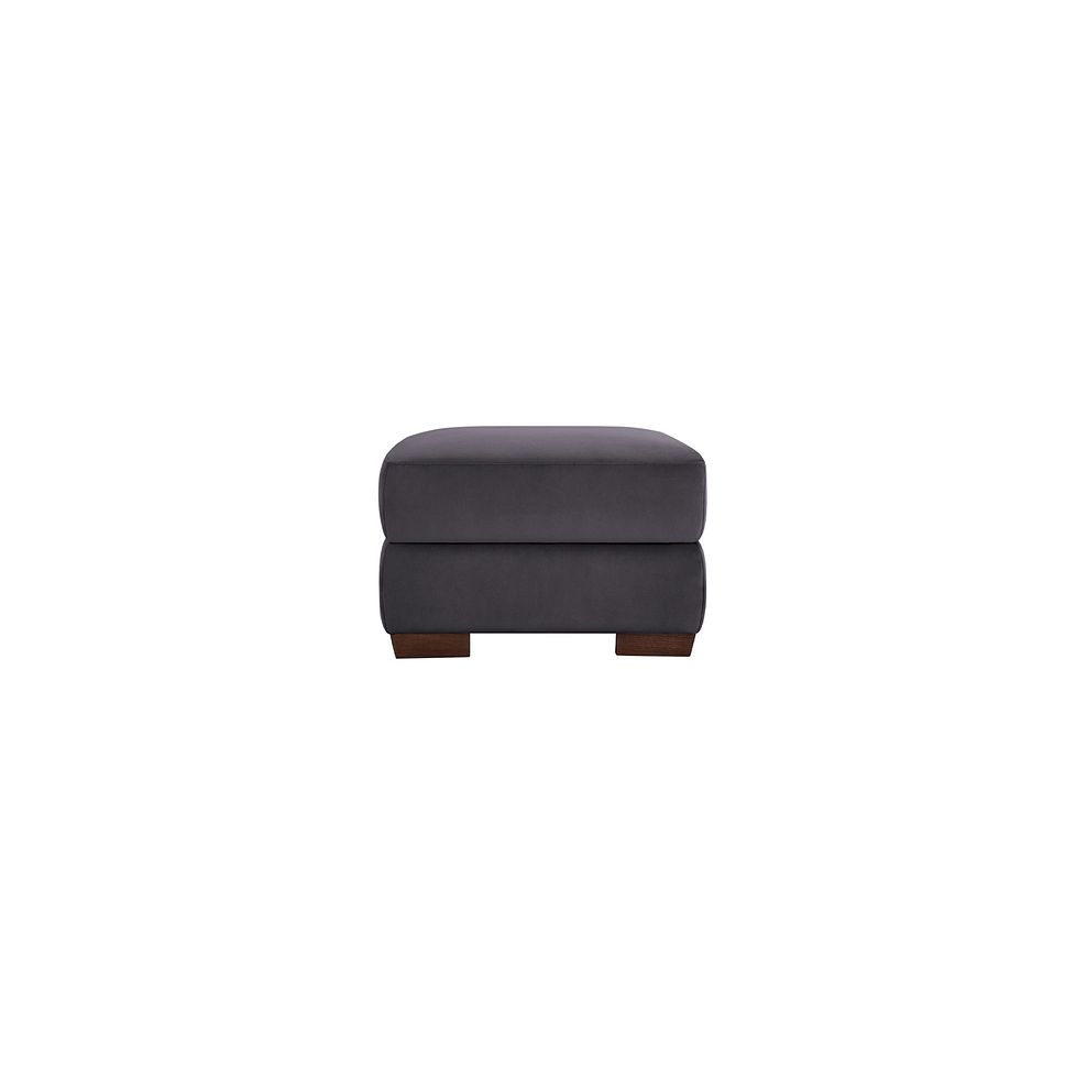 Sorrento Storage Footstool in Grey fabric Thumbnail 4