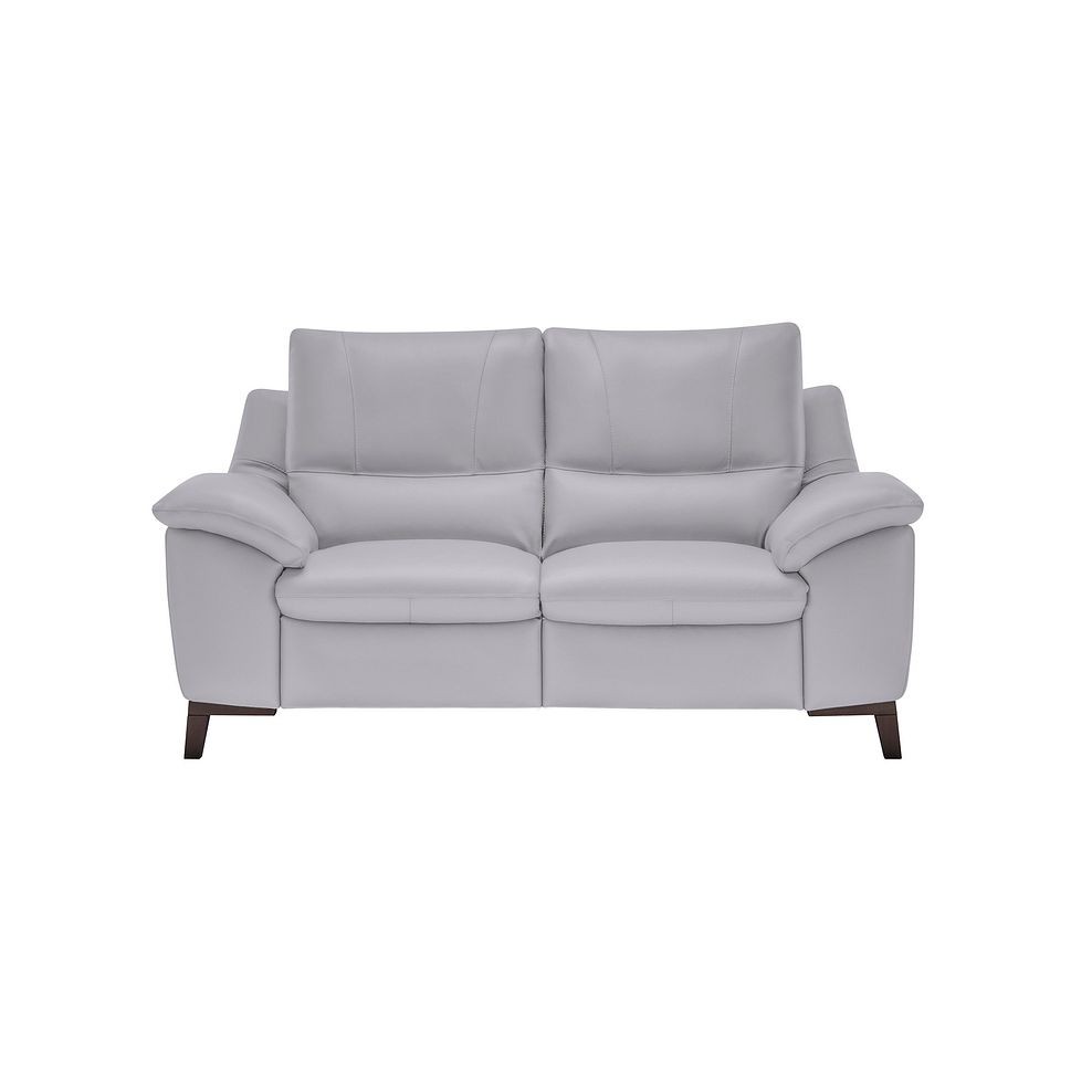 Sorrento 2 Seater Sofa in Grey Leather 2