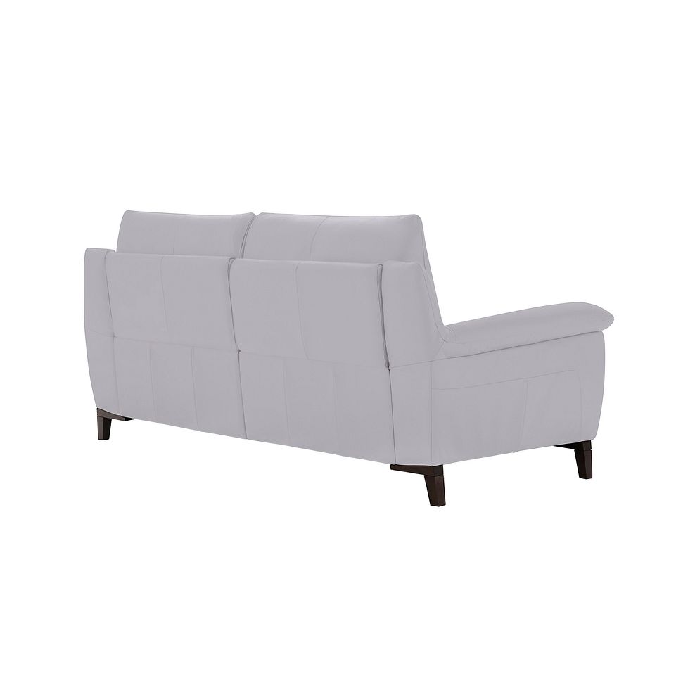 Sorrento 3 Seater Sofa in Grey Leather 3