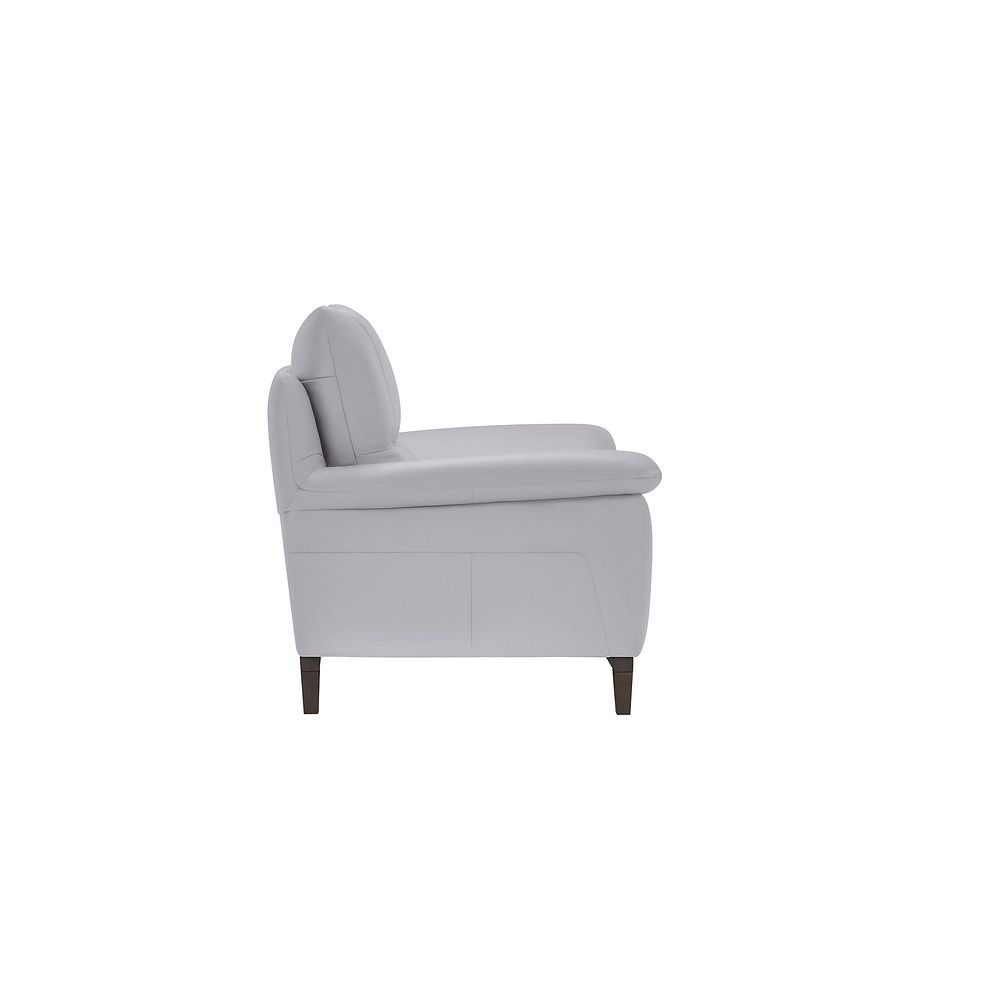 Sorrento Armchair in Grey Leather 4