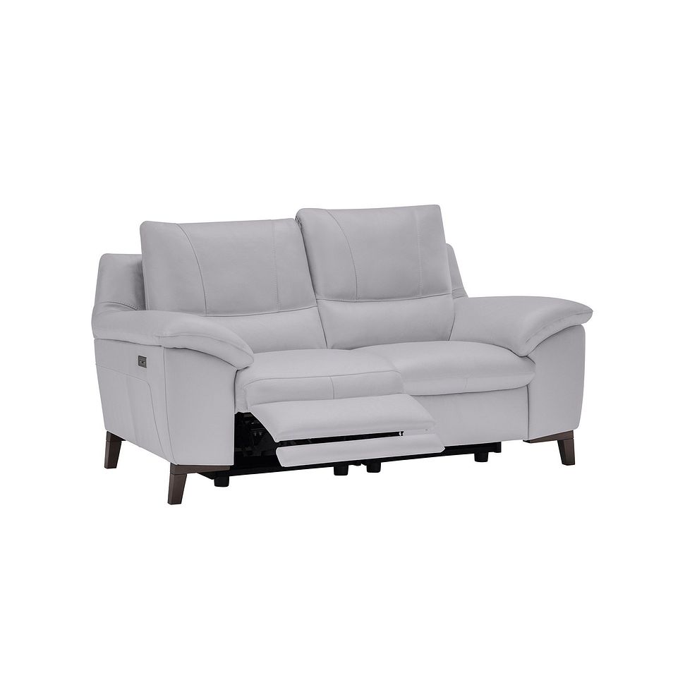 Sorrento 2 Seater Recliner Sofa in Grey Leather 3