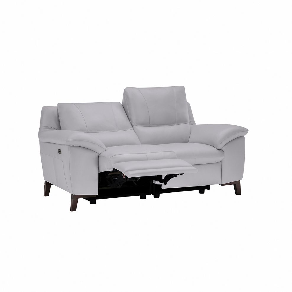 Sorrento 2 Seater Recliner Sofa in Grey Leather 4
