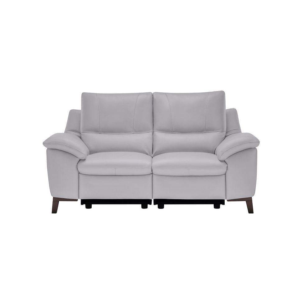 Sorrento 2 Seater Recliner Sofa in Grey Leather 2