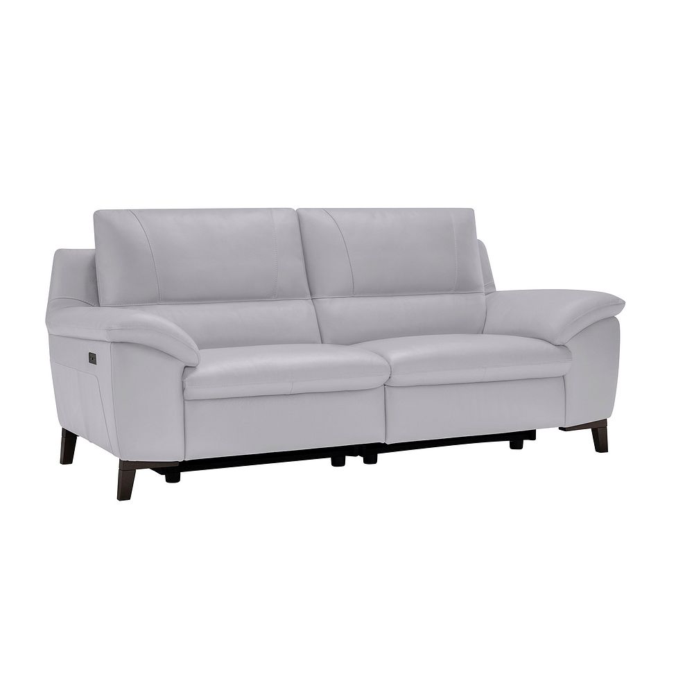 Sorrento 3 Seater Recliner Sofa in Grey Leather