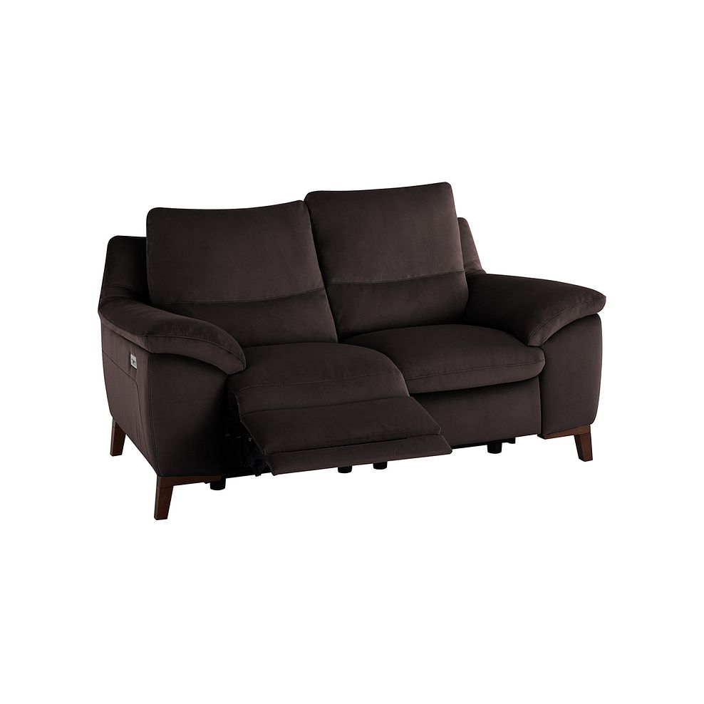 Sorrento 2 Seater Recliner Sofa in Mink fabric Thumbnail 3