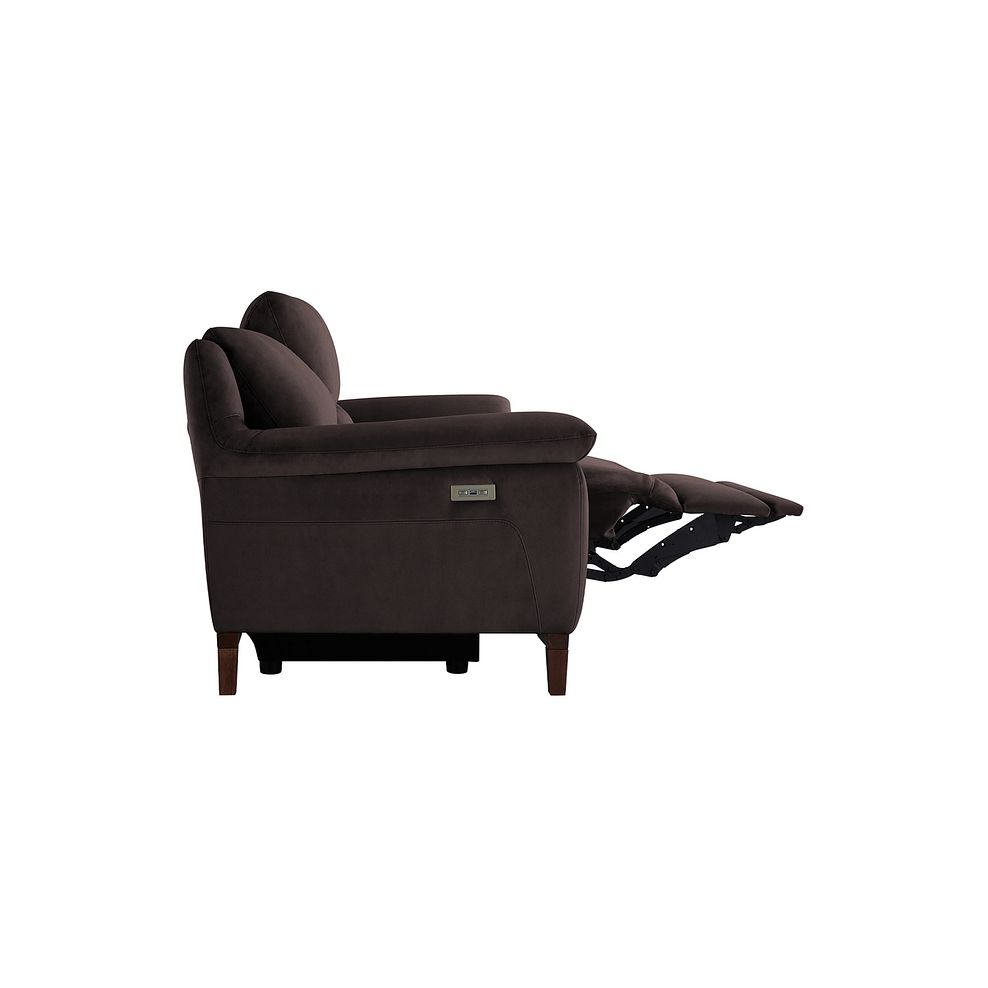 Sorrento 2 Seater Recliner Sofa in Mink fabric 8