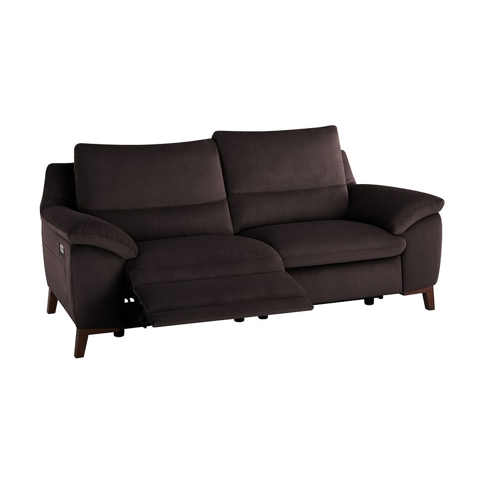 Sorrento 3 Seater Recliner Sofa in Mink fabric 3
