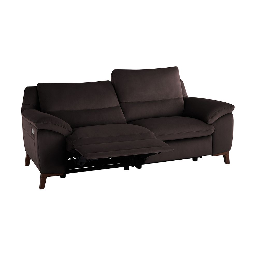 Sorrento 3 Seater Recliner Sofa in Mink fabric 4