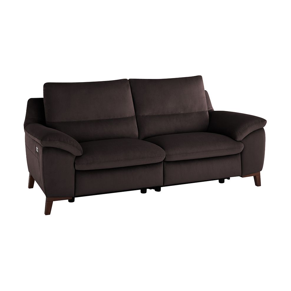 Sorrento 3 Seater Recliner Sofa in Mink fabric 1