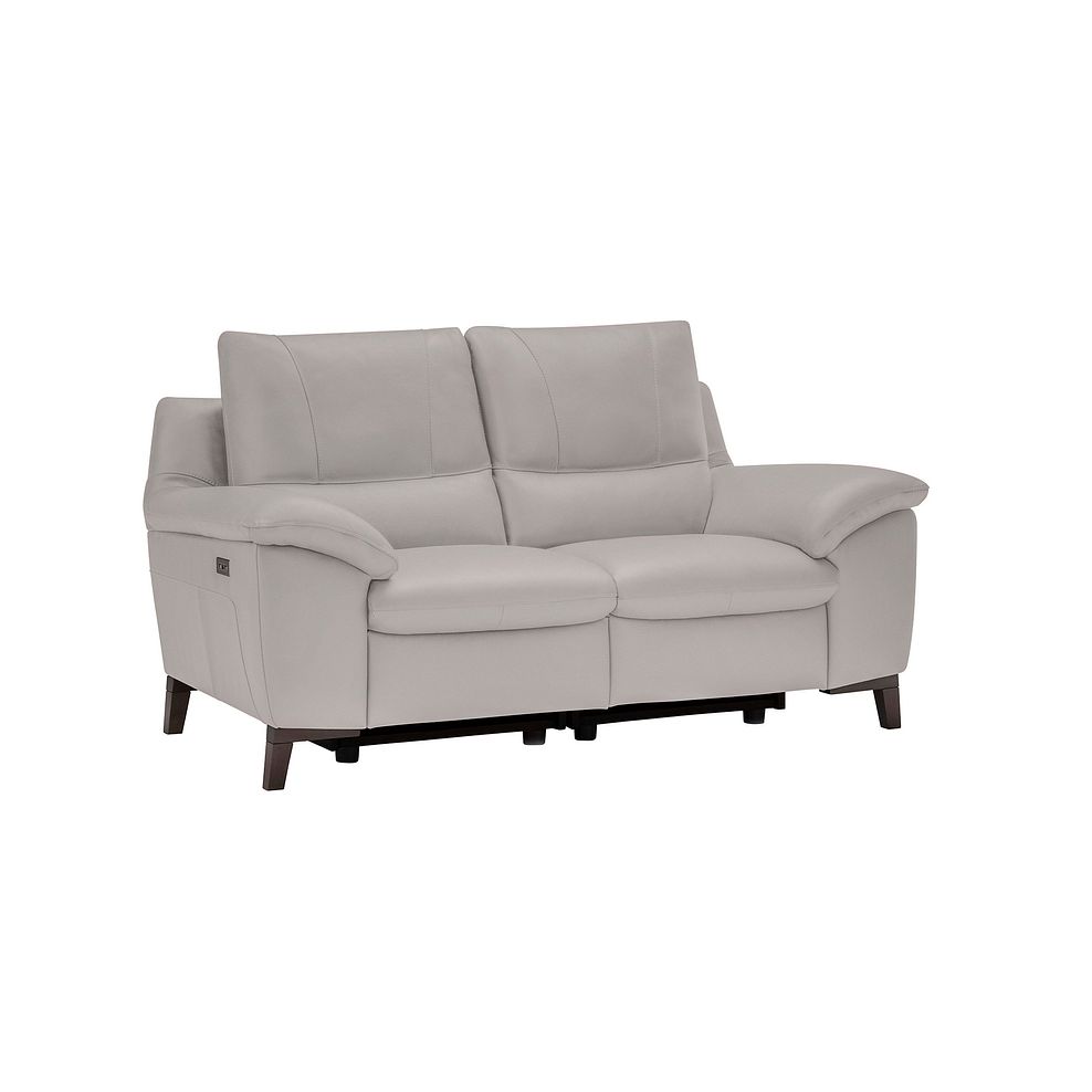 Sorrento 2 Seater Recliner Sofa in Smoke Leather