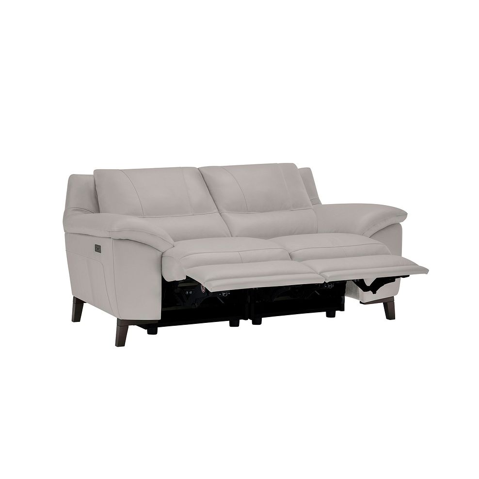 Sorrento 2 Seater Recliner Sofa in Smoke Leather 5
