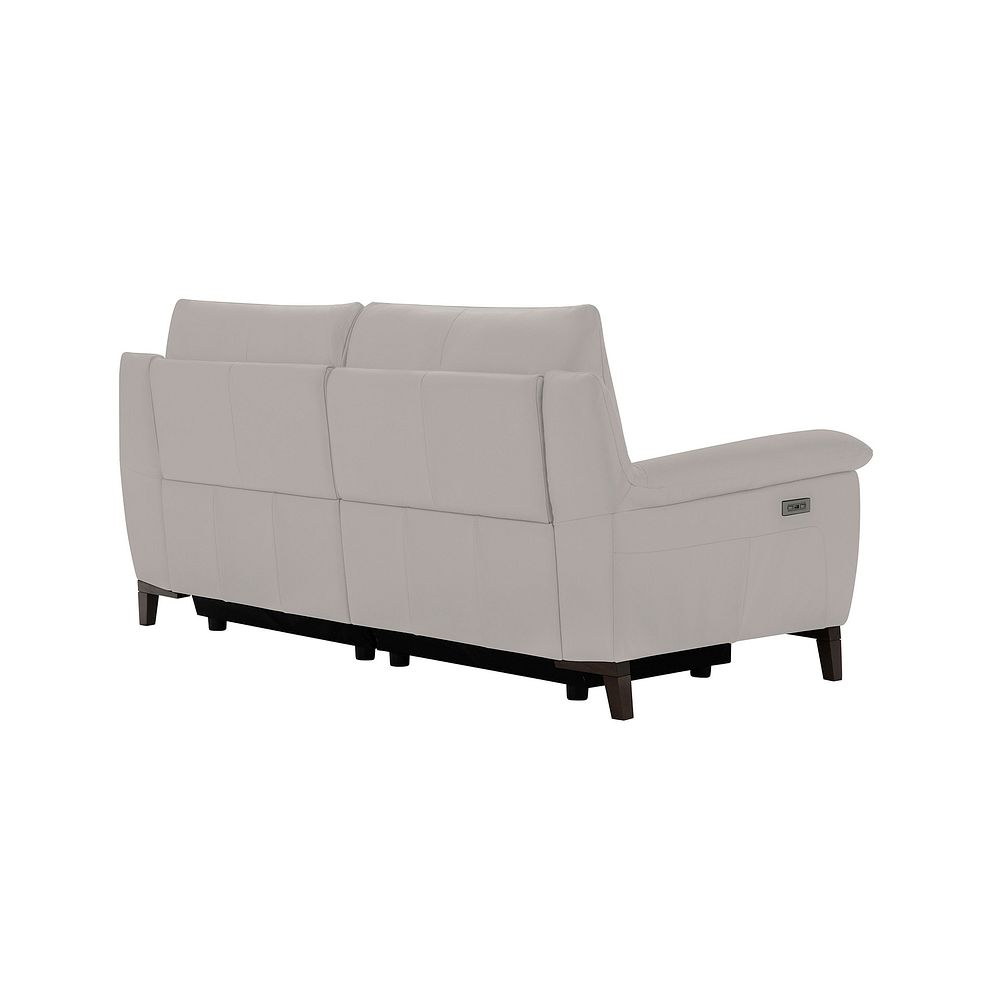 Sorrento 3 Seater Recliner Sofa in Smoke Leather 6
