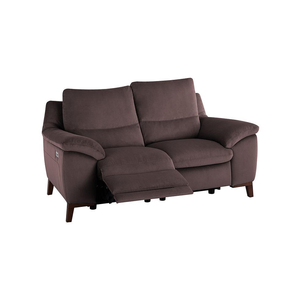 Sorrento 2 Seater Recliner Sofa in Taupe fabric 3