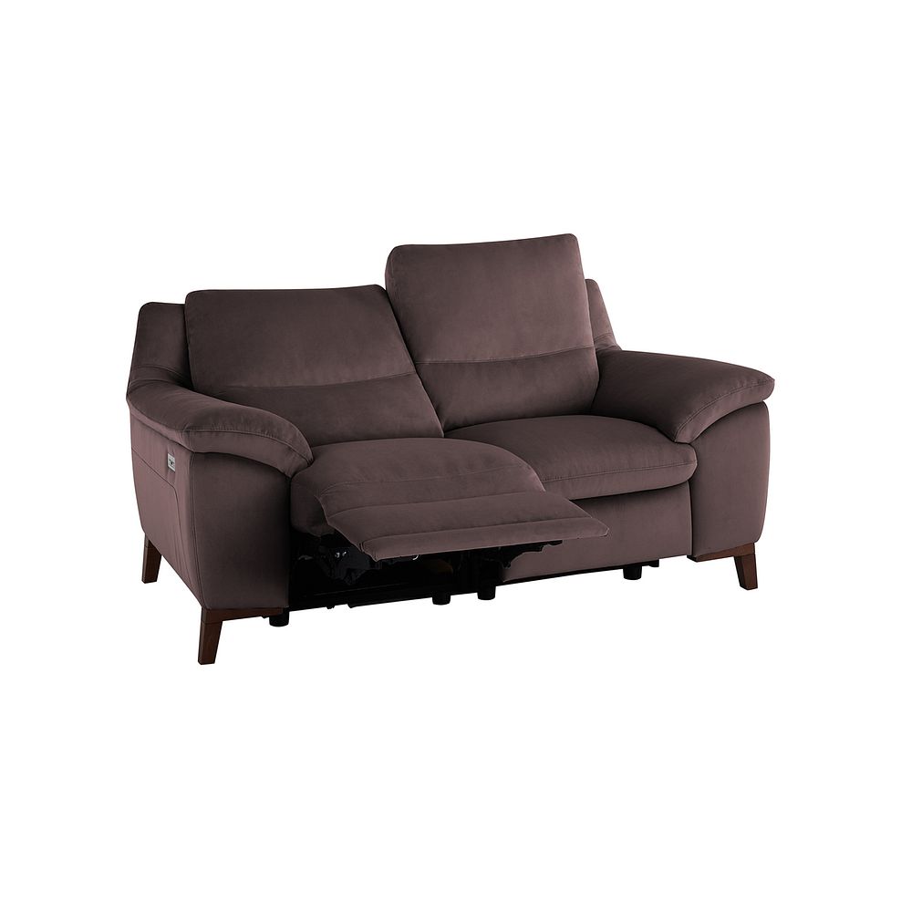 Sorrento 2 Seater Recliner Sofa in Taupe fabric 4