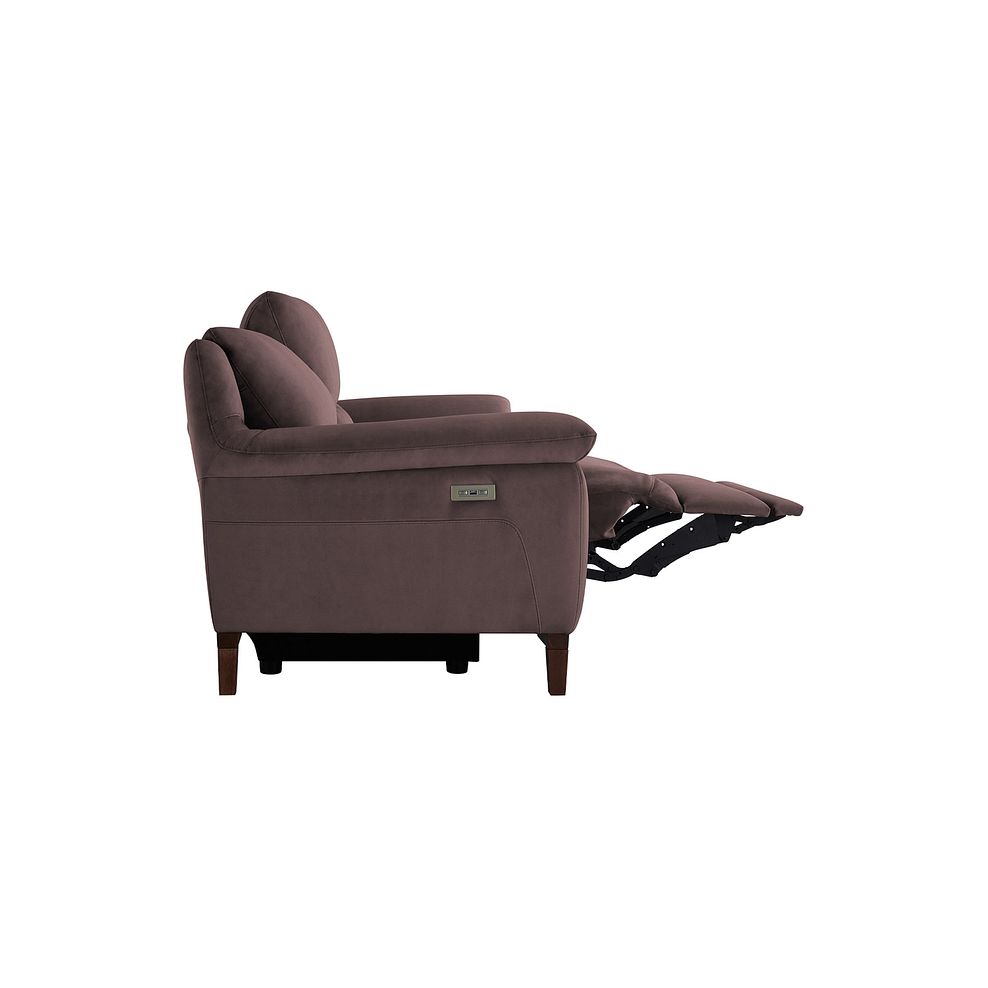 Sorrento 2 Seater Recliner Sofa in Taupe fabric 8