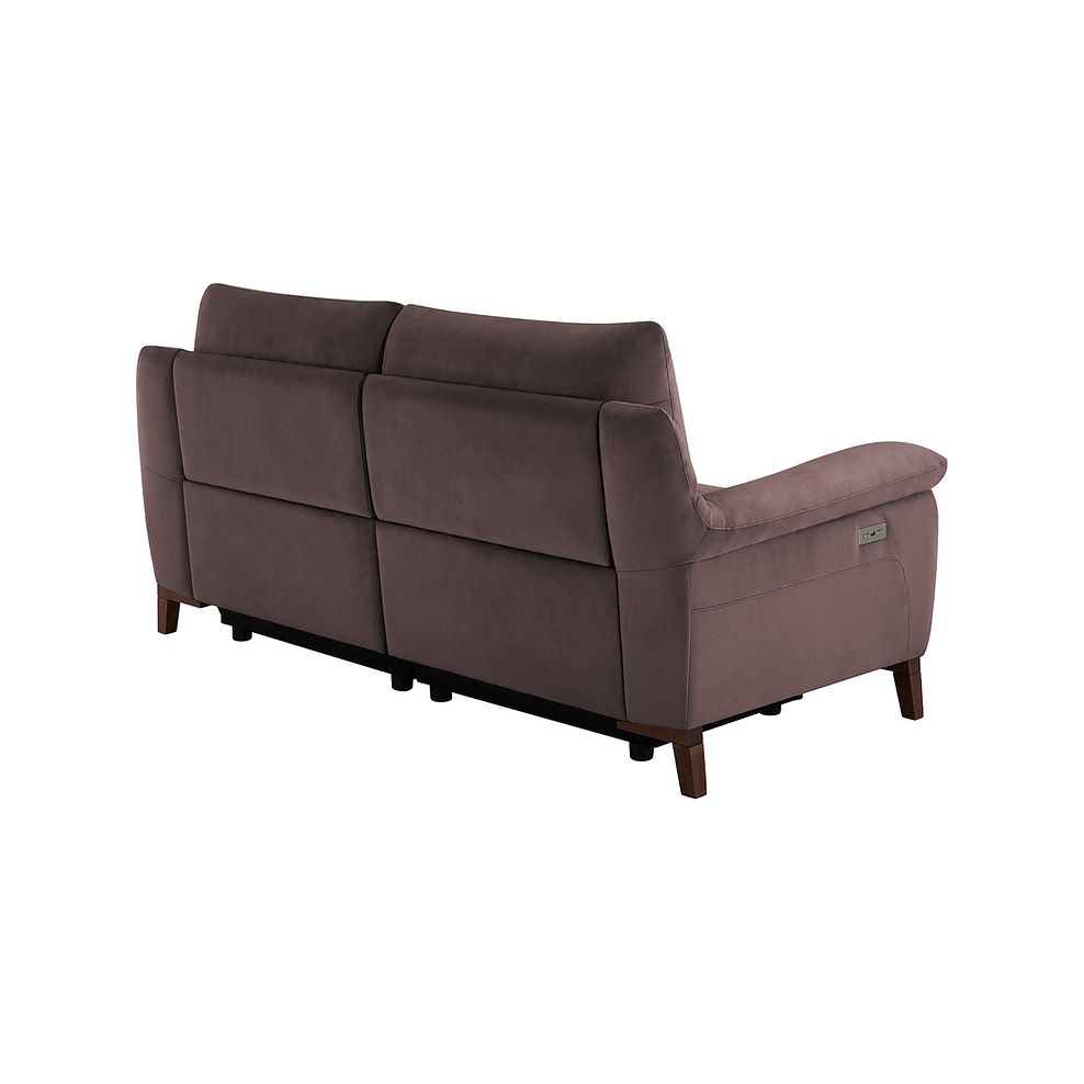 Sorrento 3 Seater Recliner Sofa in Taupe fabric 6