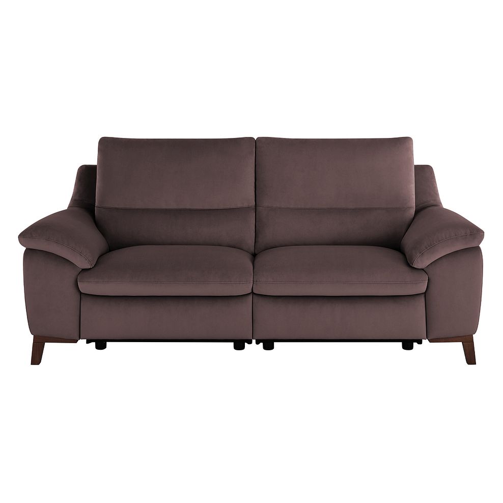 Sorrento 3 Seater Recliner Sofa in Taupe fabric 2