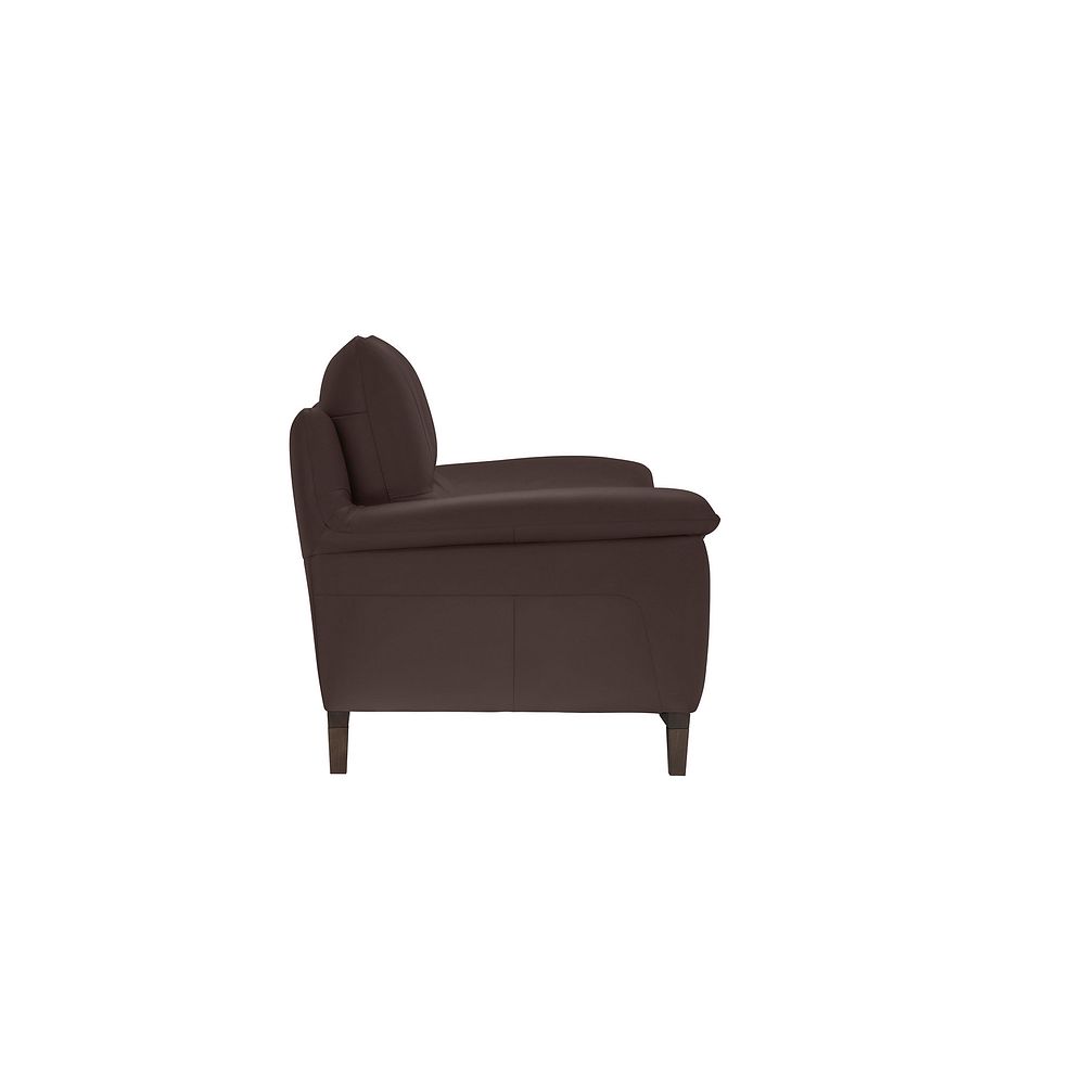 Sorrento 3 Seater Sofa in Taupe Leather Thumbnail 4