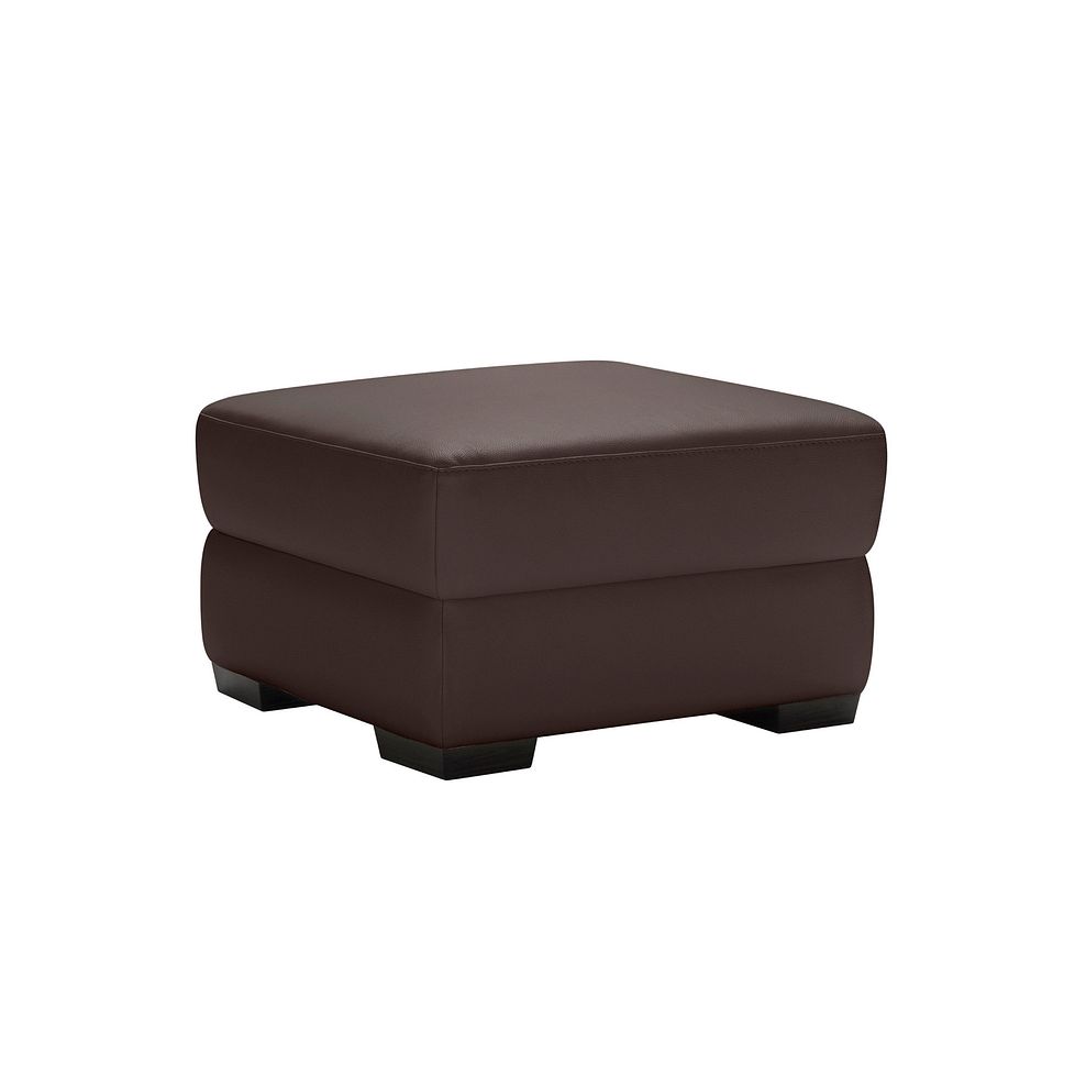 Sorrento Storage Footstool in Taupe Leather