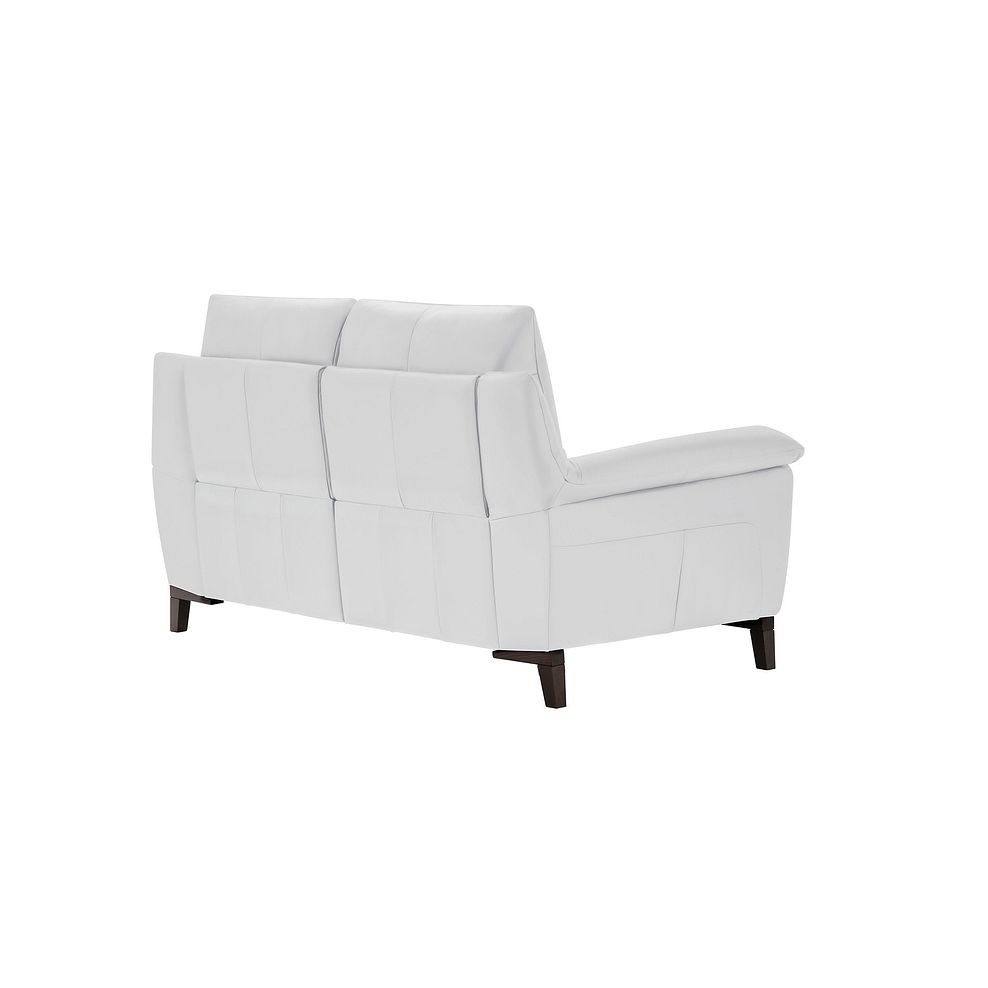 Sorrento 2 Seater Sofa in White Leather 3