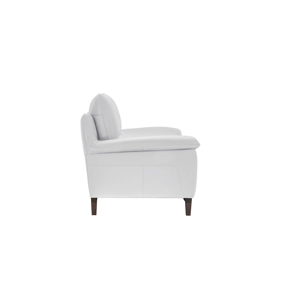 Sorrento 2 Seater Sofa in White Leather 4