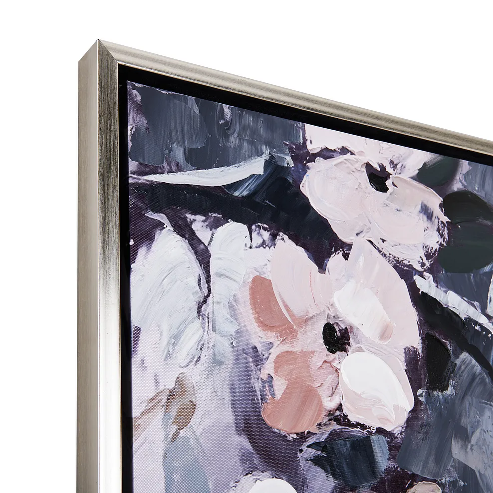 Spring Blooms Handpainted Framed Canvas Print 4