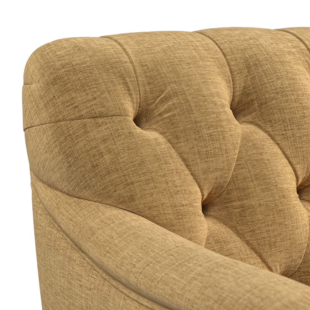 Stanley Armchair in Lichen Fabric with Cream Stripe Scatter 7