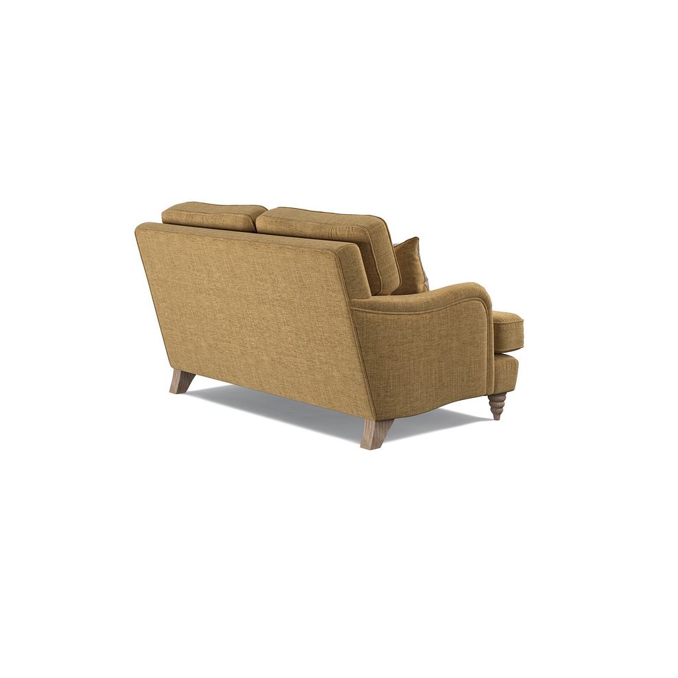 Stanmore 2 Seater Sofa in Lichen Fabric with Cream Stripe Scatters 3