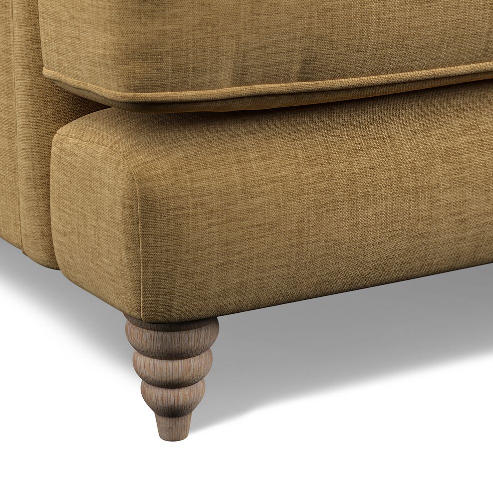Stanmore 2 Seater Sofa in Lichen Fabric with Cream Stripe Scatters 6
