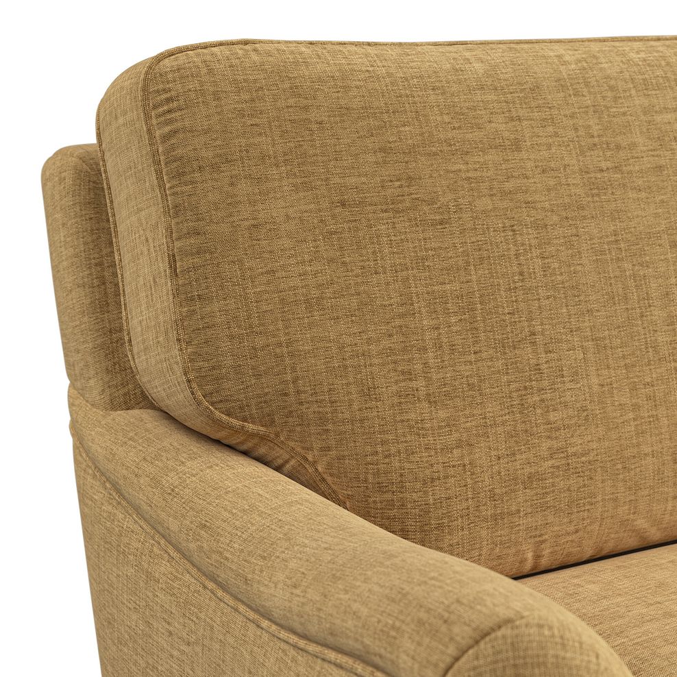 Stanmore 2 Seater Sofa in Lichen Fabric with Cream Stripe Scatters 7