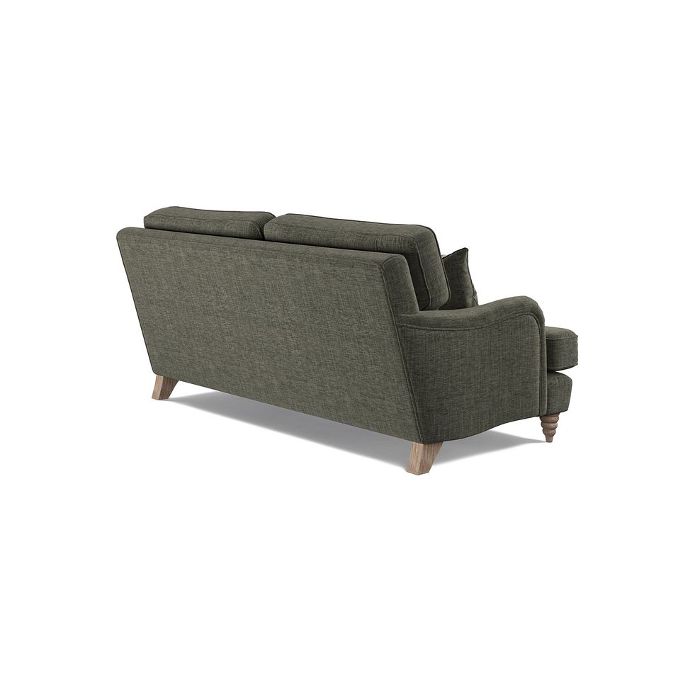 Stanmore 3 Seater Sofa in Thyme Fabric with Thyme Stripe Scatters Thumbnail 3