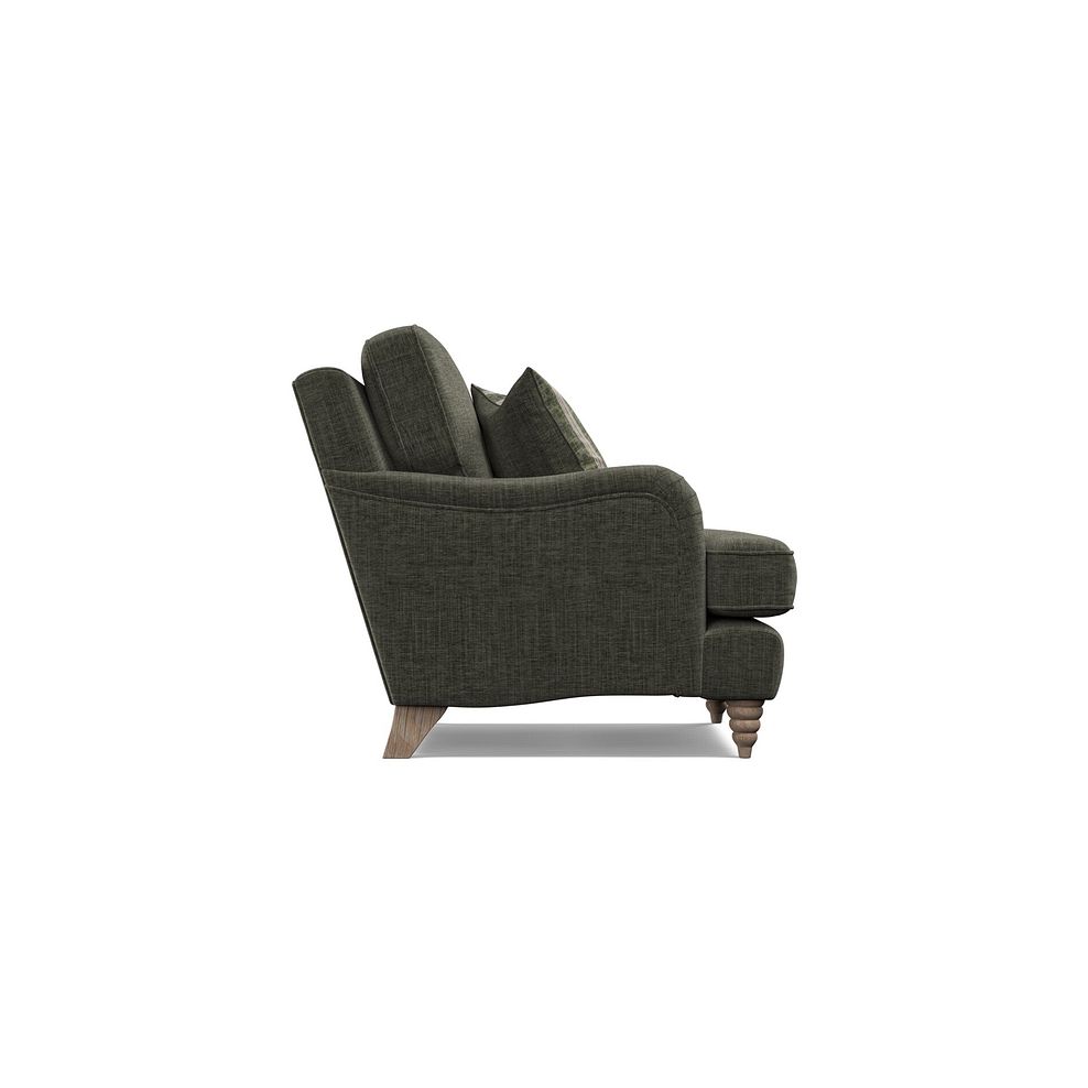 Stanmore Armchair in Thyme Fabric with Thyme Stripe Scatter 4