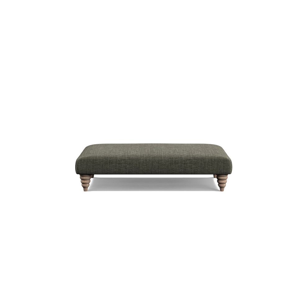 Stanmore Rectangle Footstool in Thyme Fabric 2