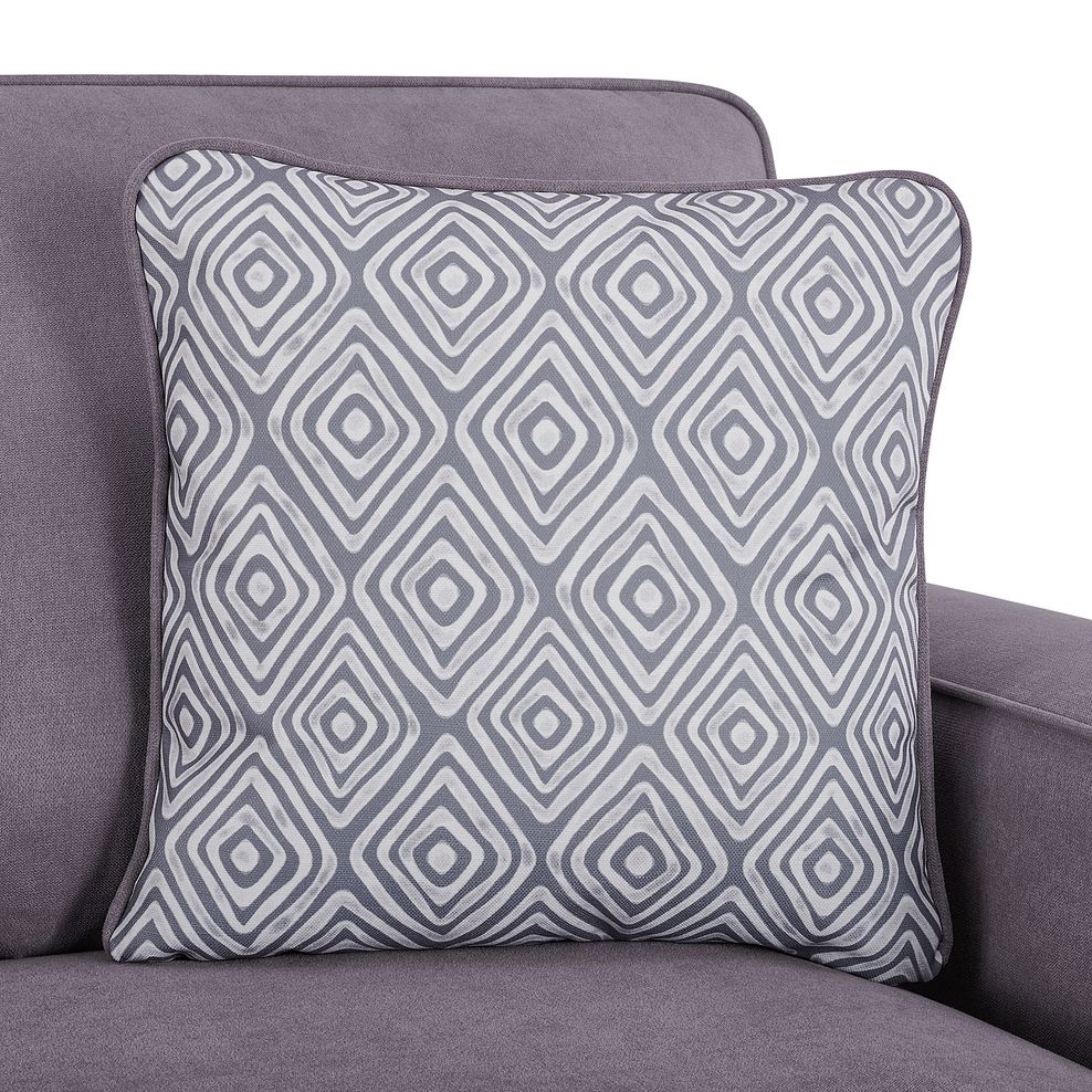 Texas 2 Seater Sofa in Pewter fabric 7
