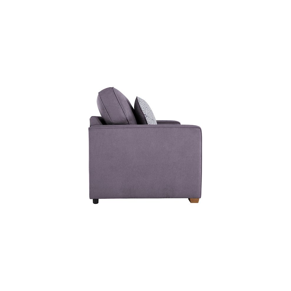 Texas 3 Seater Sofa in Pewter fabric 4