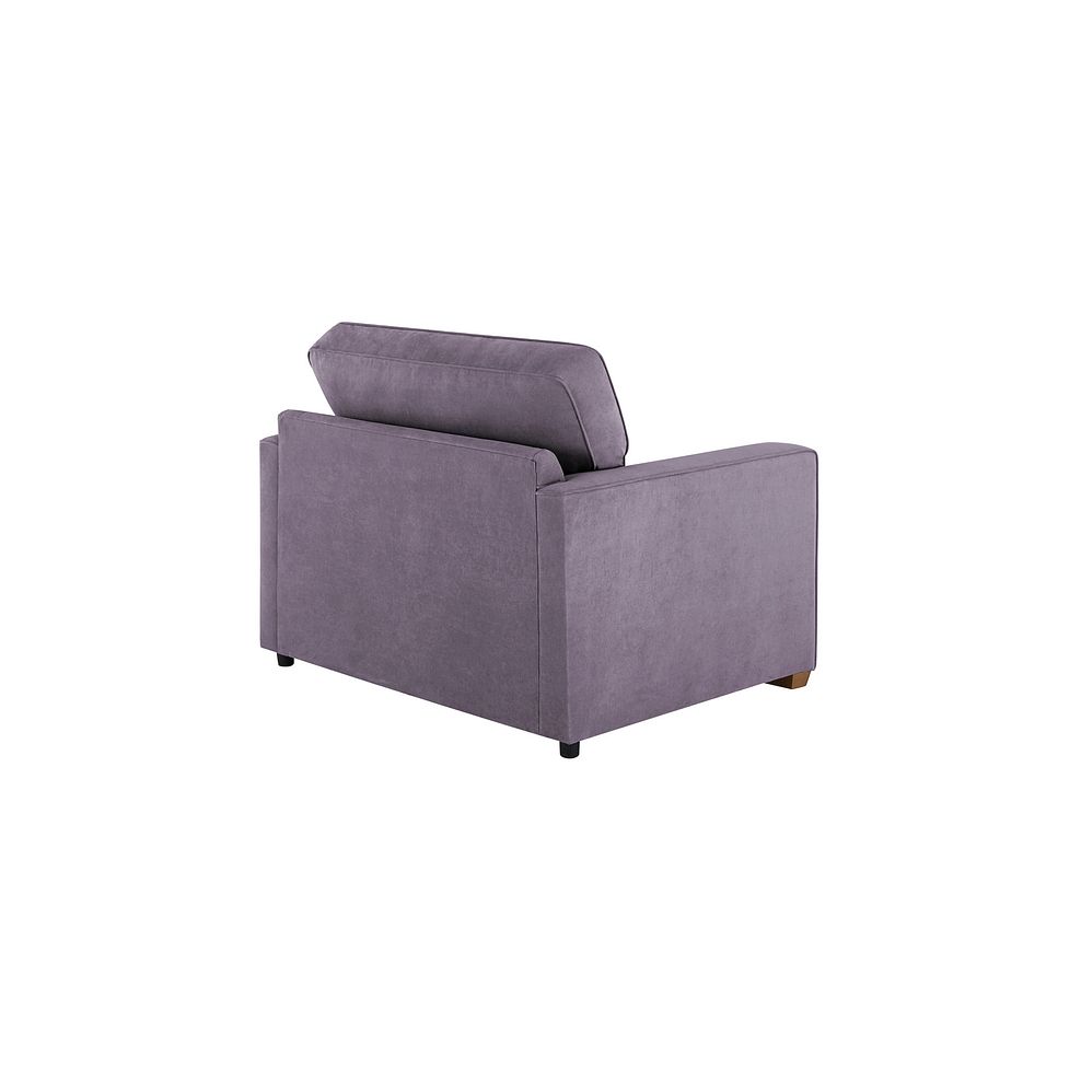Texas Armchair Sofa Bed in Pewter fabric 4