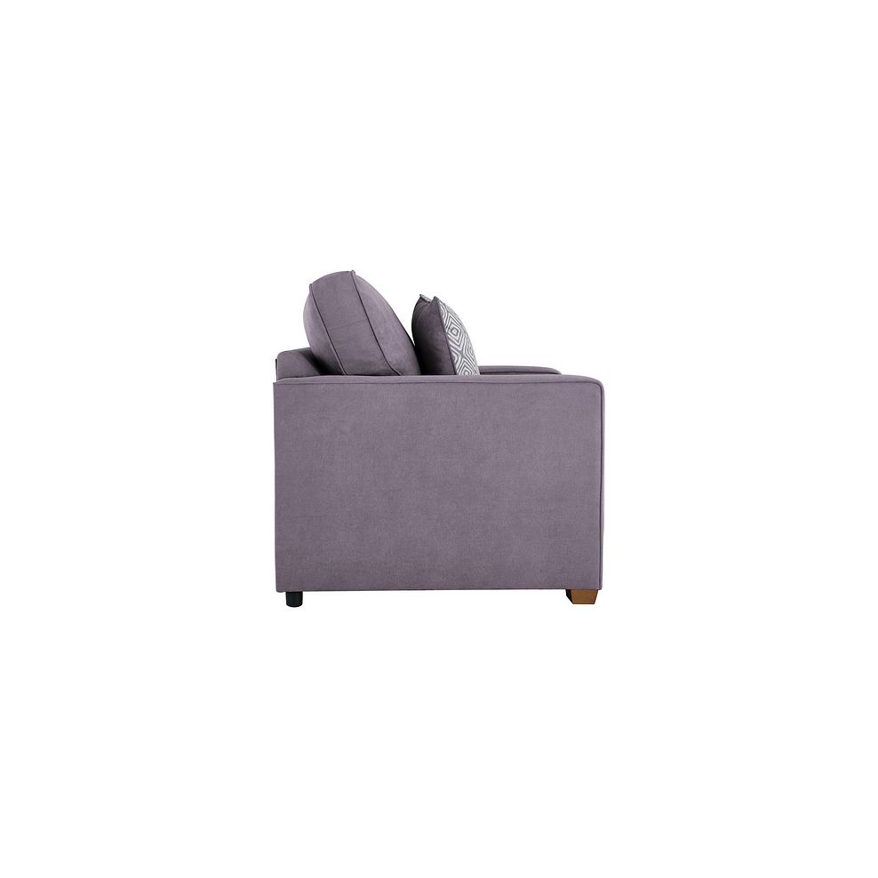 Texas Armchair Sofa Bed in Pewter fabric 5