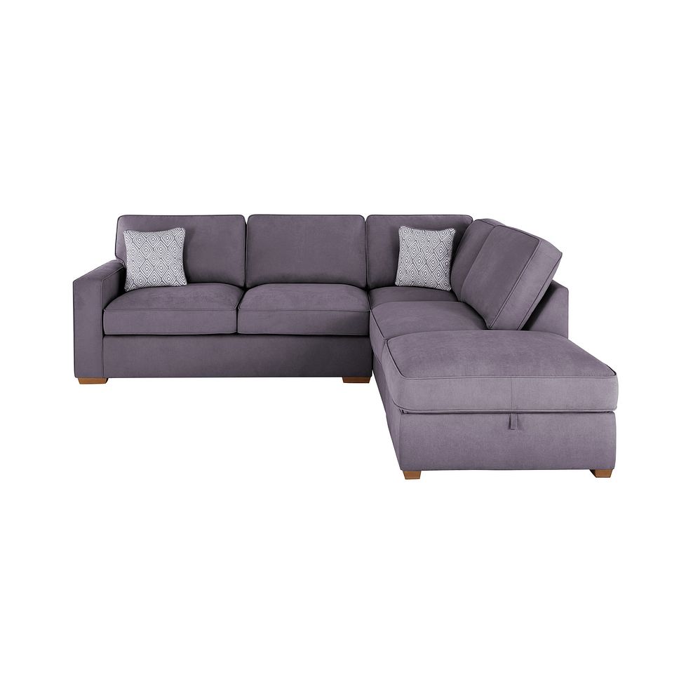 Texas Corner Sofa in Pewter fabric 2