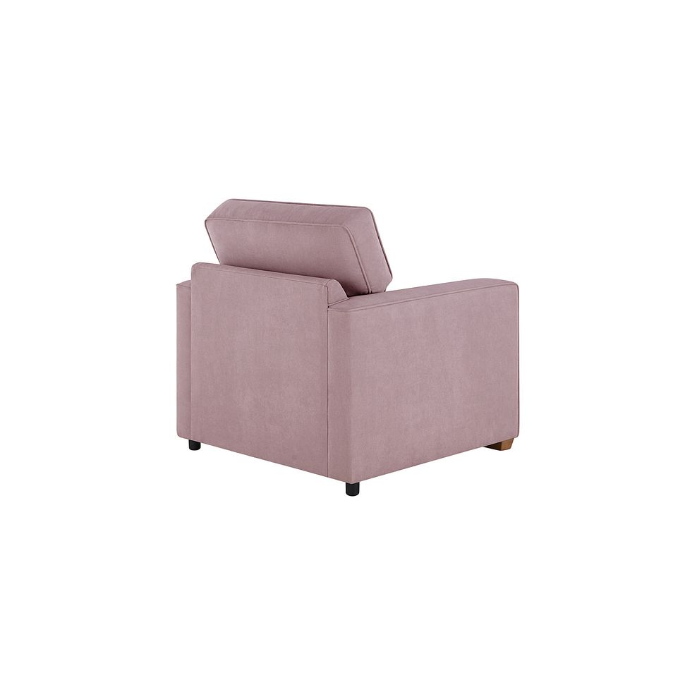 Texas Armchair in Rose fabric 3