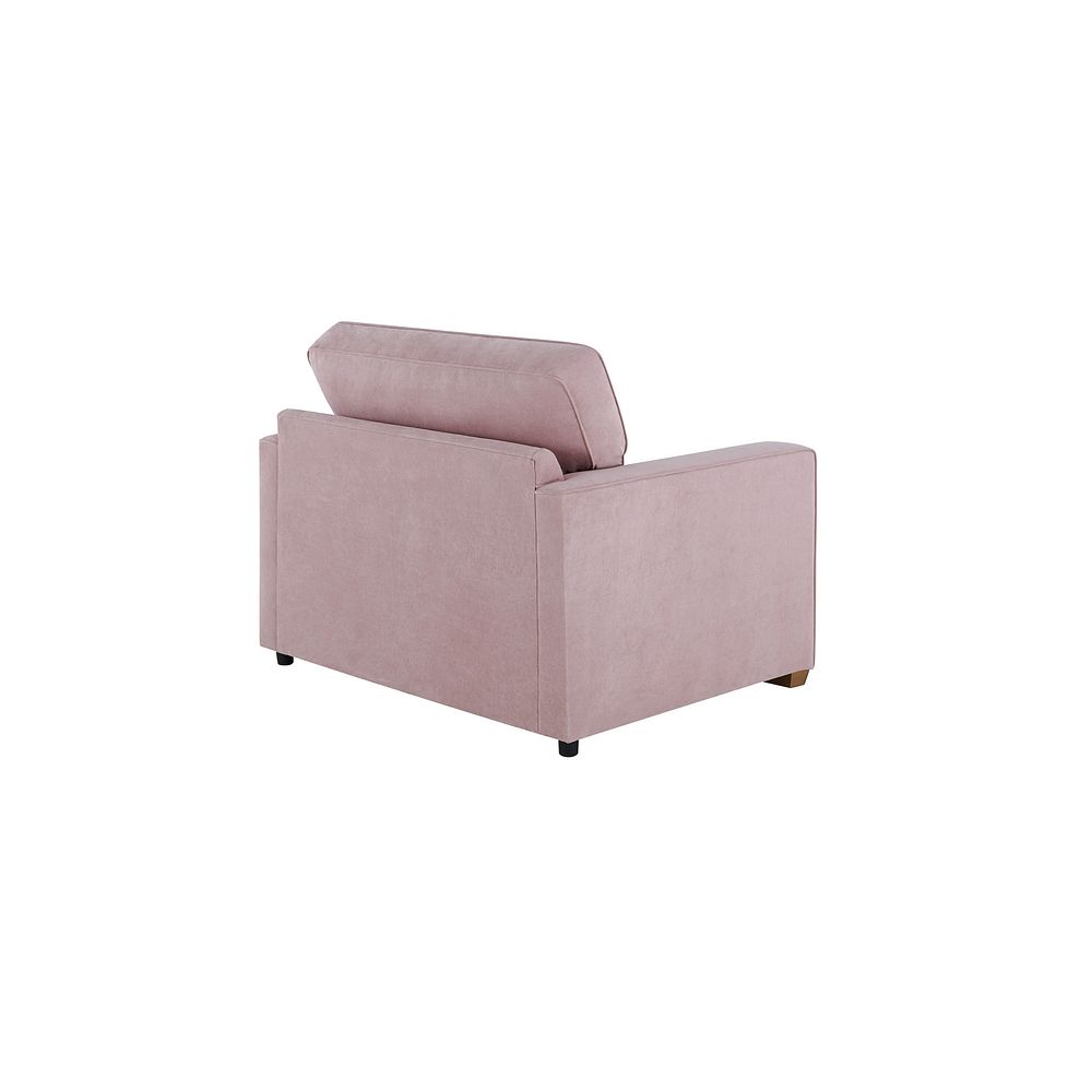 Texas Armchair Sofa Bed in Rose fabric 5