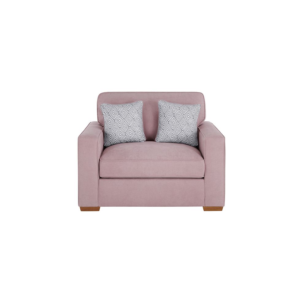 Texas Armchair Sofa Bed in Rose fabric Thumbnail 4