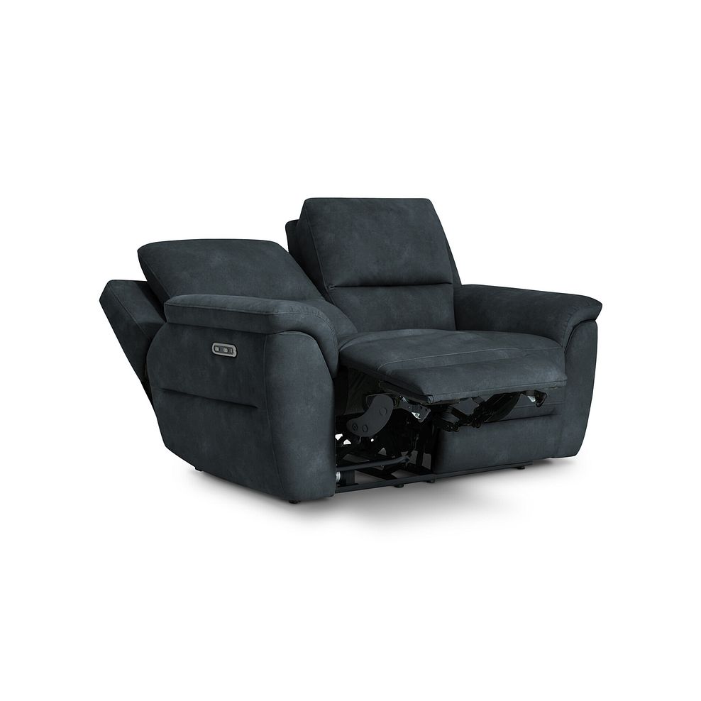 Theo 2 Seater Power Recliner Sofa in Dexter Shadow Fabric 3