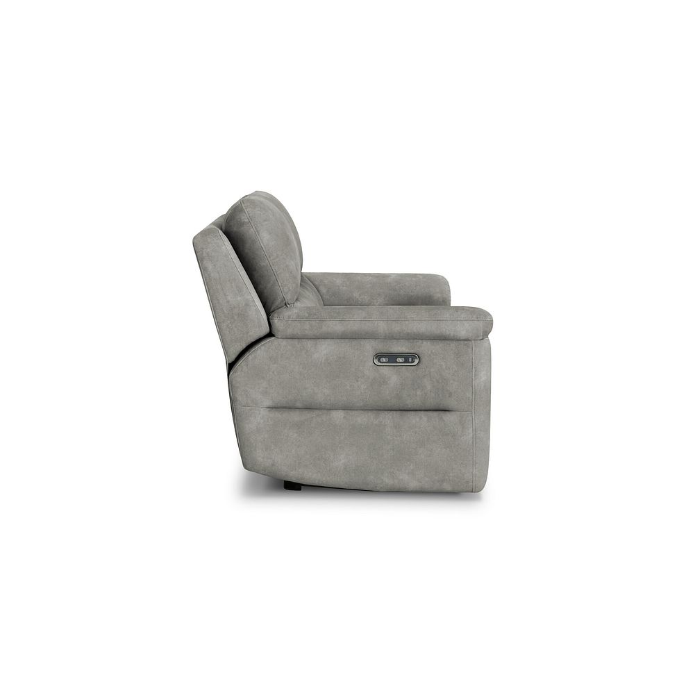 Theo 2 Seater Power Recliner Sofa in Dexter Stone Fabric 5