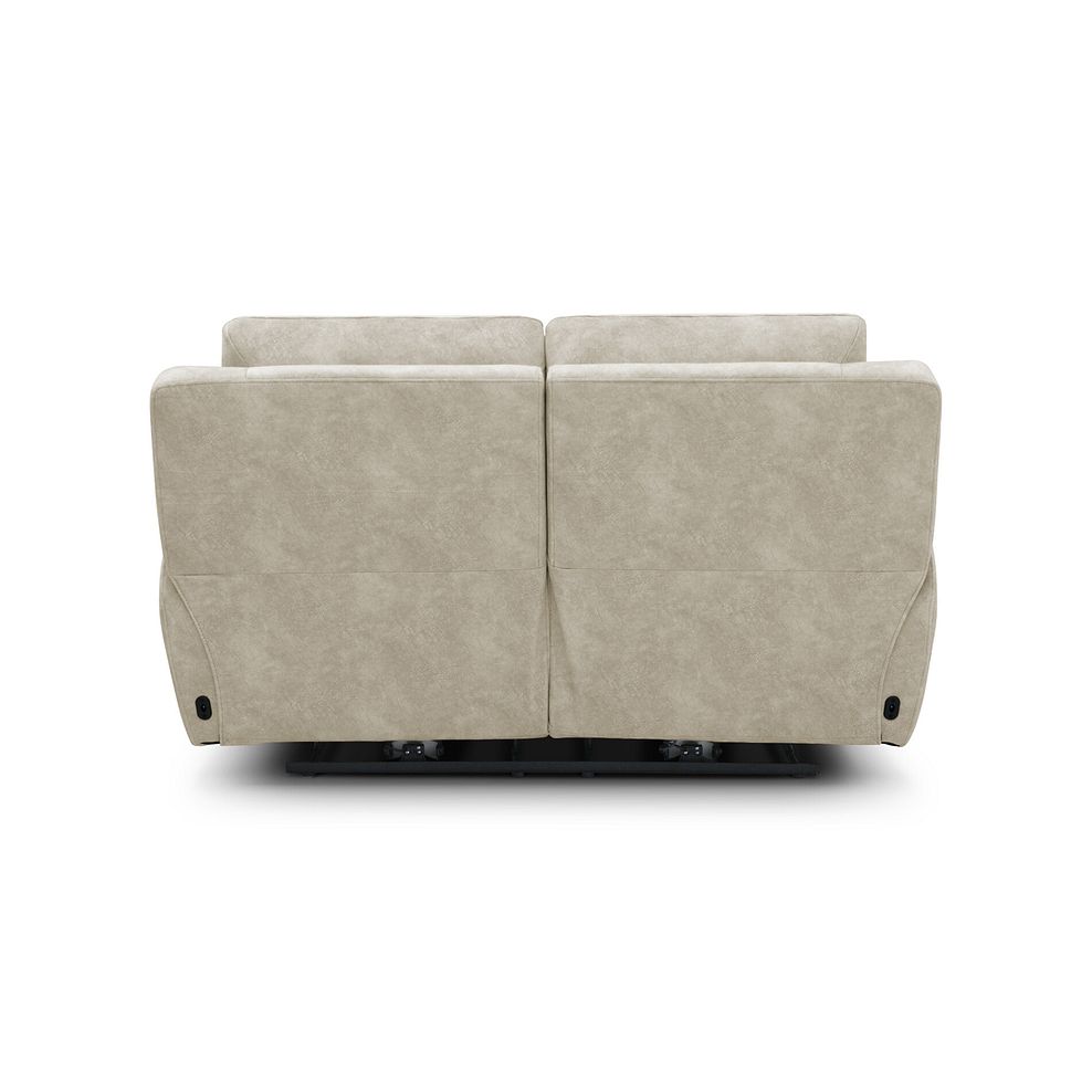 Theo 2 Seater Power Recliner Sofa in Marble Cream Fabric 7