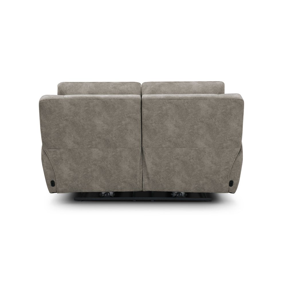 Theo 2 Seater Power Recliner Sofa in Marble Mink Fabric 7