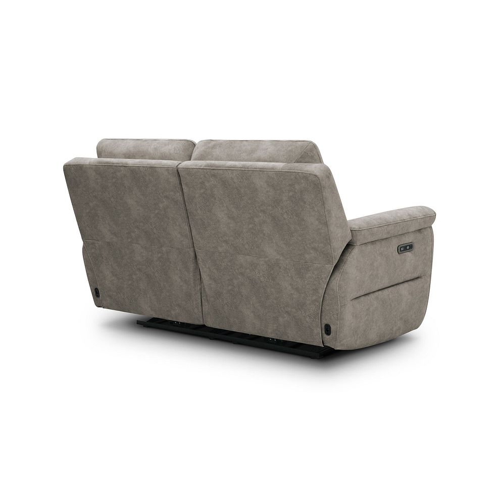 Theo 2 Seater Power Recliner Sofa in Marble Mink Fabric 6