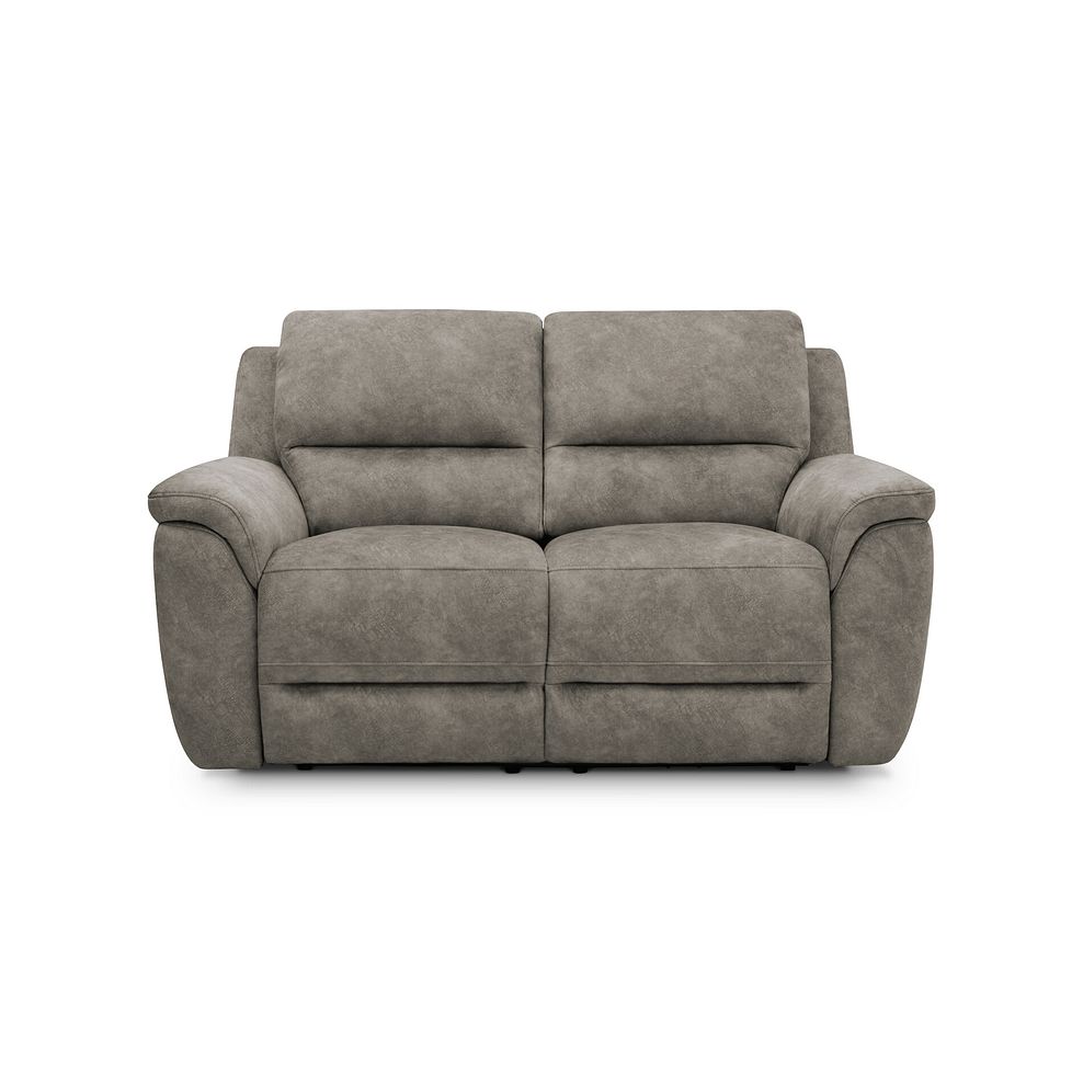 Theo 2 Seater Power Recliner Sofa in Marble Mink Fabric 4