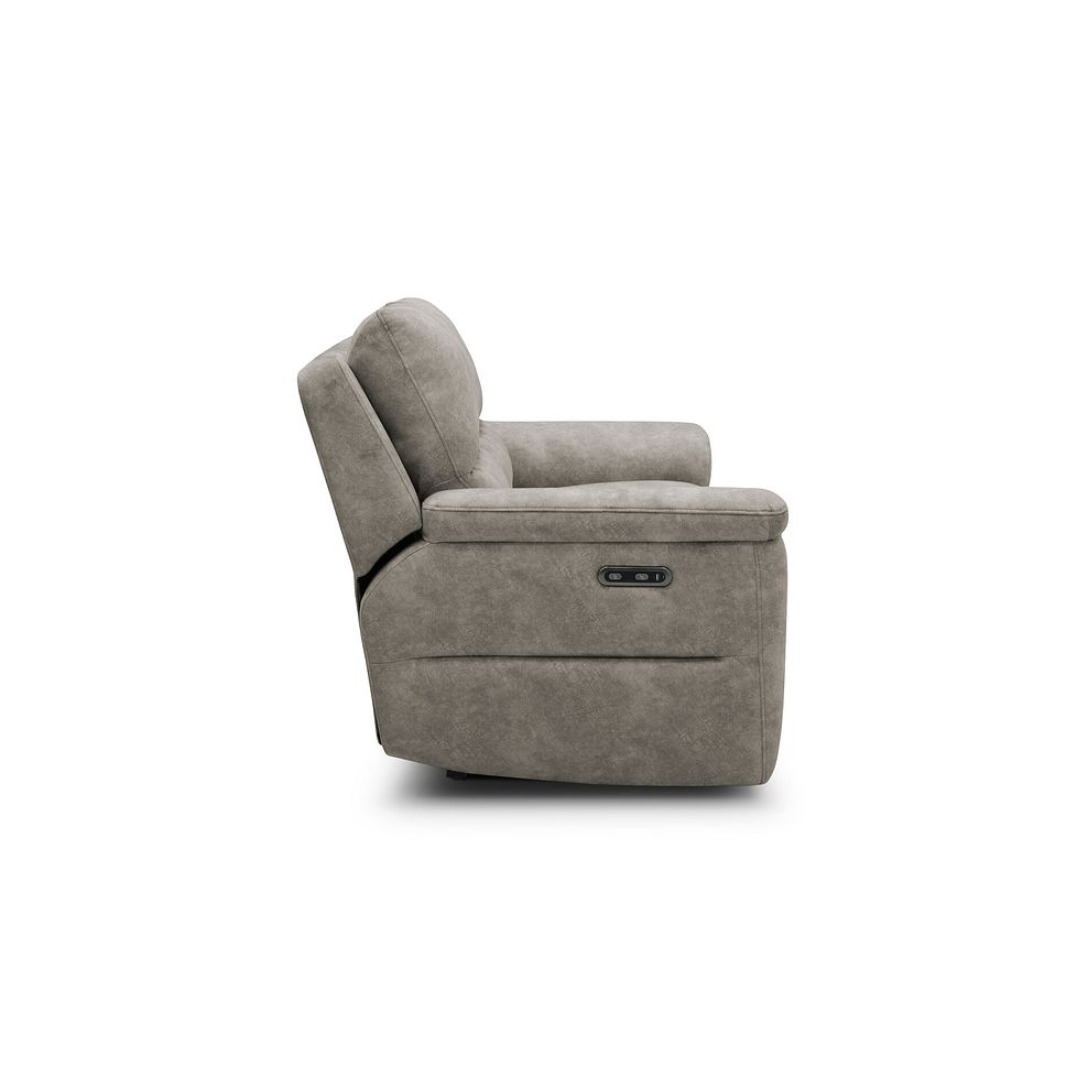 Theo 2 Seater Power Recliner Sofa in Marble Mink Fabric 5