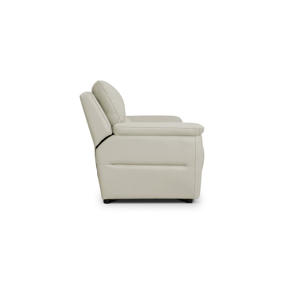 Theo 2 Seater Sofa in Bone China Leather 4